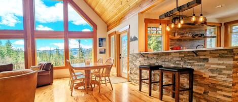 TV, fireplace, video games, DVD player