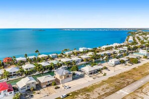 Aerial view - Ground Level Home With Deepwater Canal And 30' Of Dock Space (Summerland Key)