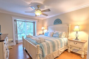 2 bedrooms, iron/ironing board, free WiFi, bed sheets - 2407 Lighthouse Tennis - Pool & Tennis On Site! Bike to Beach! Dog Friendly! (Hilton Head Island)