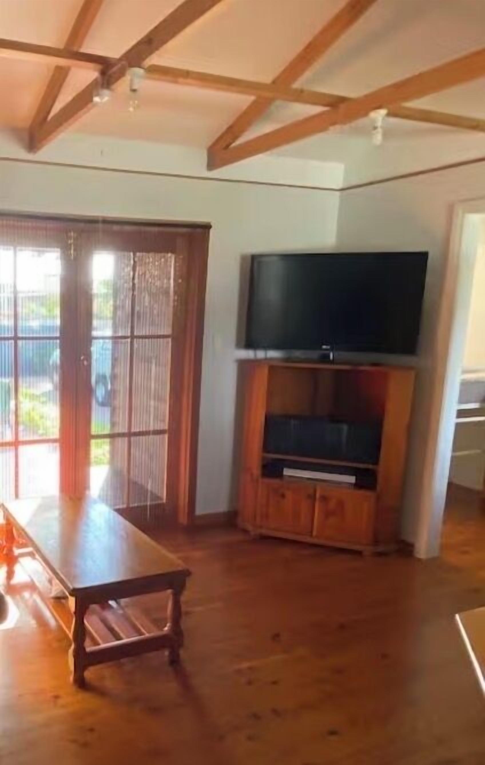 电视、壁炉、DVD 播放器、立体声音响