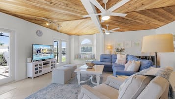 Smart TV, video games, books, stereo