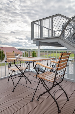 Terrace/patio - Schlafzimmer Hotel (Dinkelsbuehl)