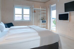 In-room safe, desk, cribs/infant beds, free WiFi - Schlafzimmer - self Check-in (Dinkelsbuehl)