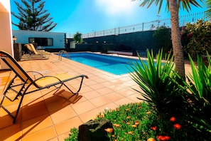 Una piscina riscaldata
