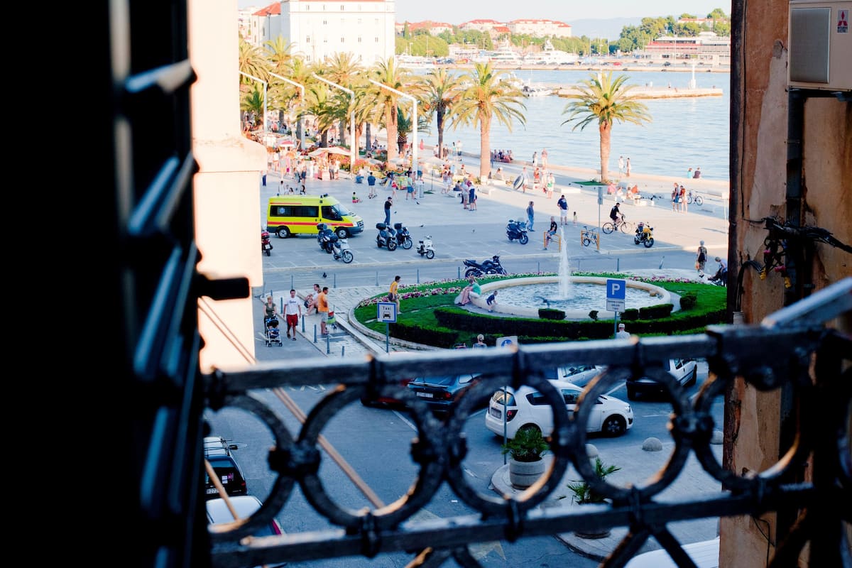 Premium Double or Twin Room, Balcony, Partial Sea View | View from room