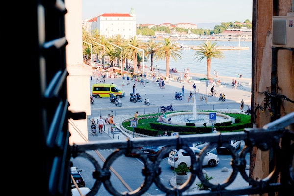 Premium Double or Twin Room, Balcony, Partial Sea View | View from room