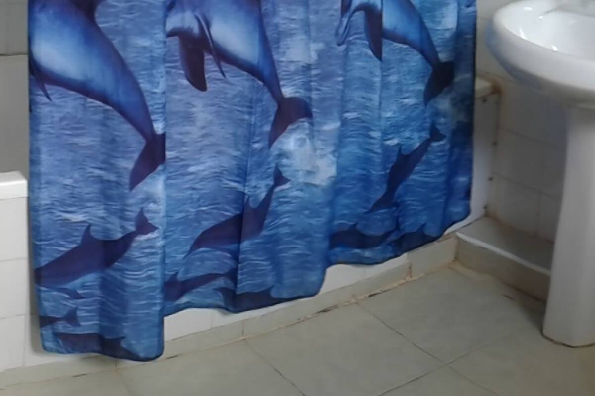 shower, free toiletries, slippers, towels