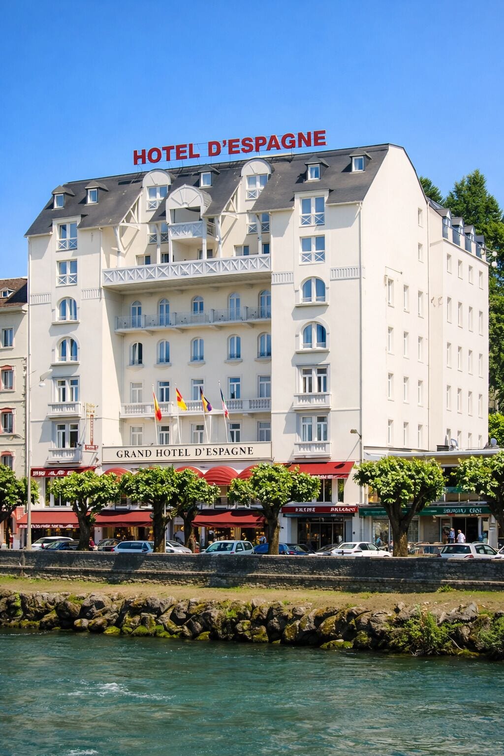 Façade de l’hébergement