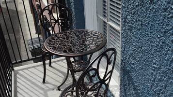 Balcony off living room