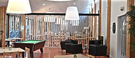Sala de estar en el lobby