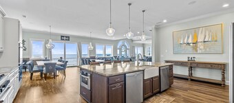Experience oceanfront luxury at Topsail Manor, a spacious 8-bedroom paradise in North Topsail Beach.