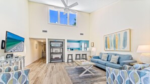 Apartment, Multiple Beds, Beach View (Mermaid) | Living area - Living the Dream by Beachside Managment (Siesta Key)