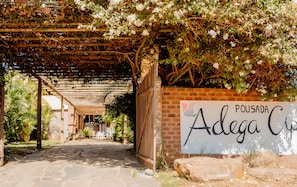 Entrada de la propiedad