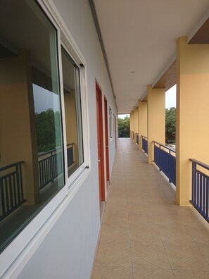 Blick von der Unterkunft