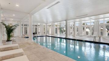 Indoor pool, a heated pool