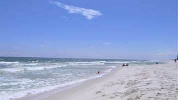 On the beach