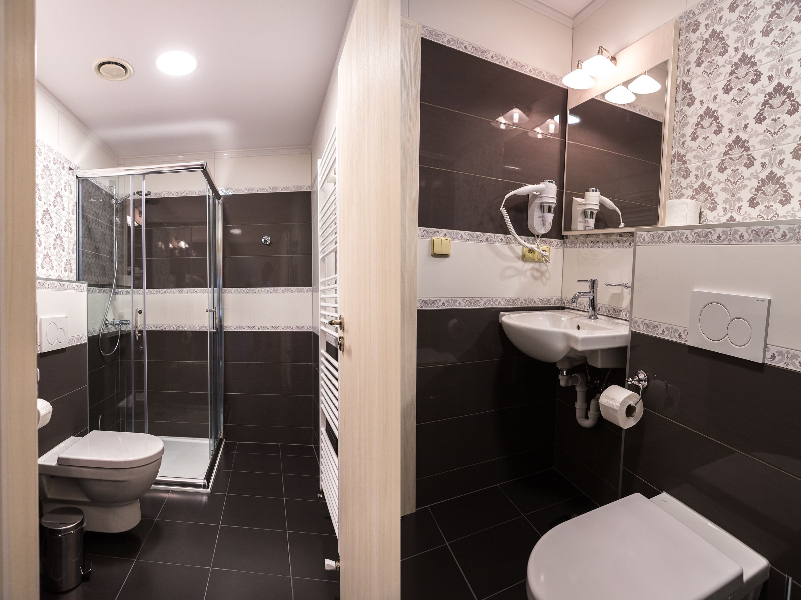 Suite Deluxe (3) | Baño | Amenidades de baño gratuitas, secadora de cabello, toallas 