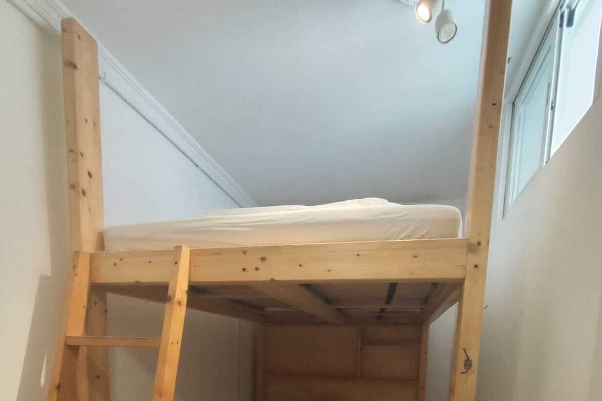 1 habitación, caja de seguridad en la habitación y cortinas blackout