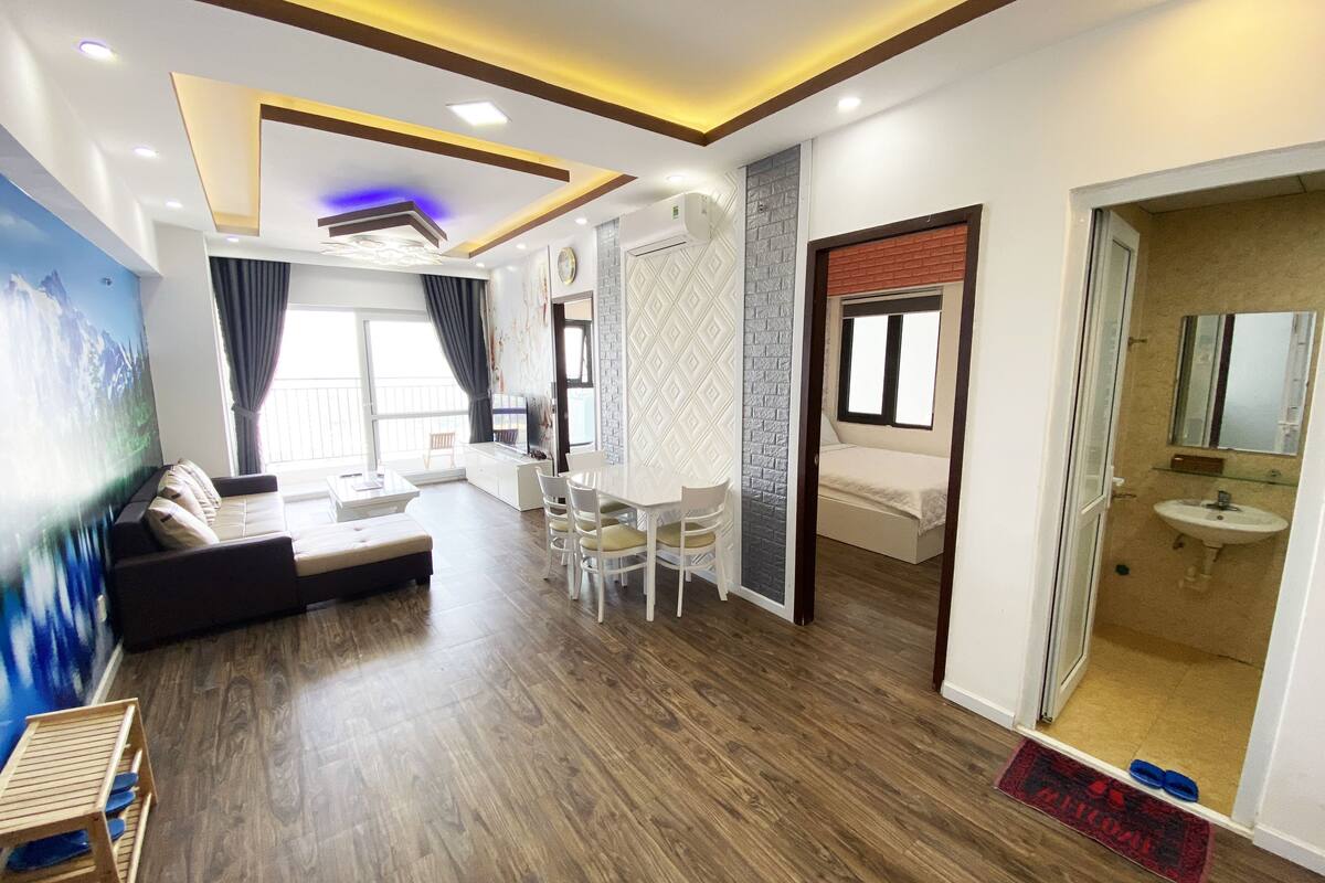 luxury apartment | living area | 42-inch flat-screen tv with digital channels, tv