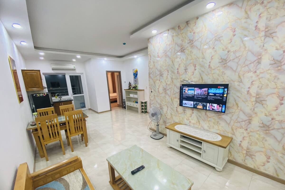 Classic Apartment | Living area | 42-inch flat-screen TV with digital channels, TV