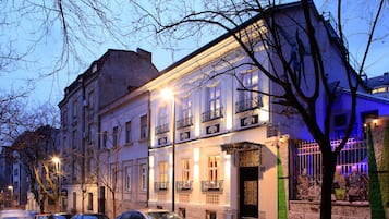 Front of property – evening/night