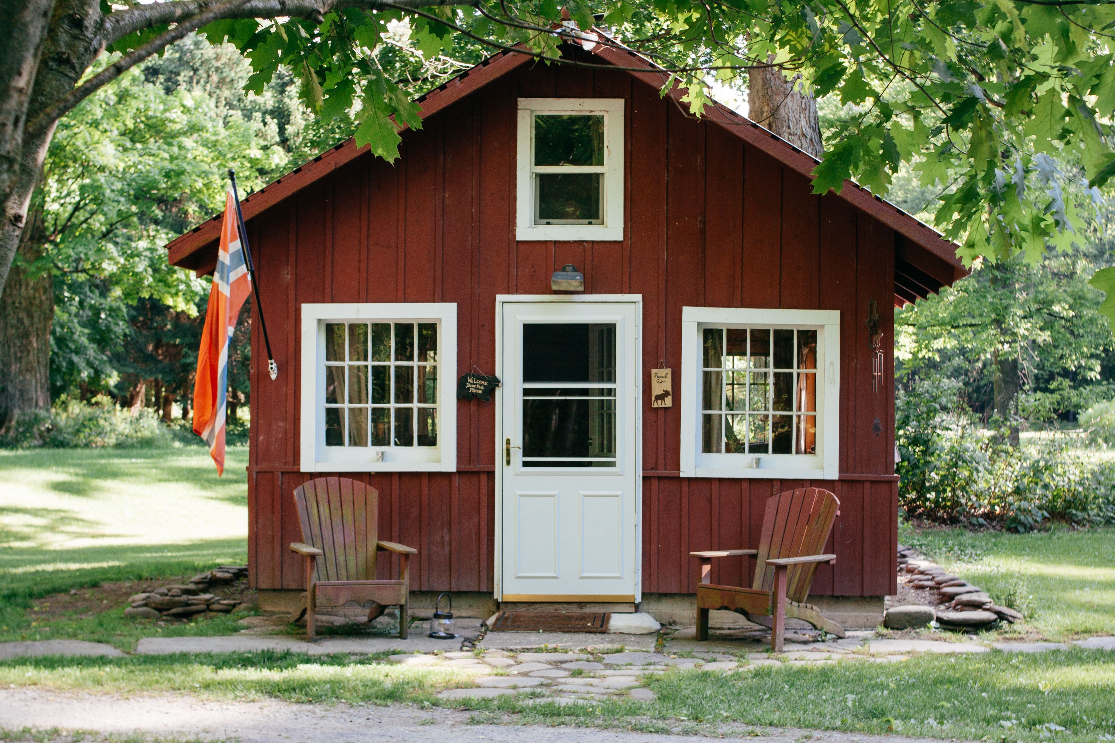 Cabaña económica, para no fumadores, vista al jardín | Vista desde la habitación