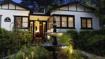 Front of property – evening/night