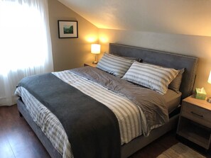 2 bedrooms, iron/ironing board, travel crib, free WiFi