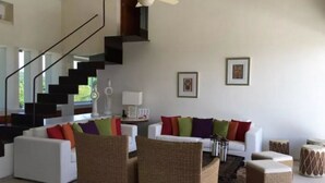 Family Villa, 5 Bedrooms | Living area - PuntaMita Penthouse  by RNLR (Punta de Mita)