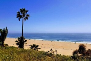 Playa en los alrededores y toallas de playa