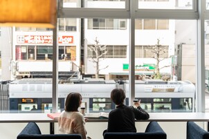 Sala de estar en el lobby