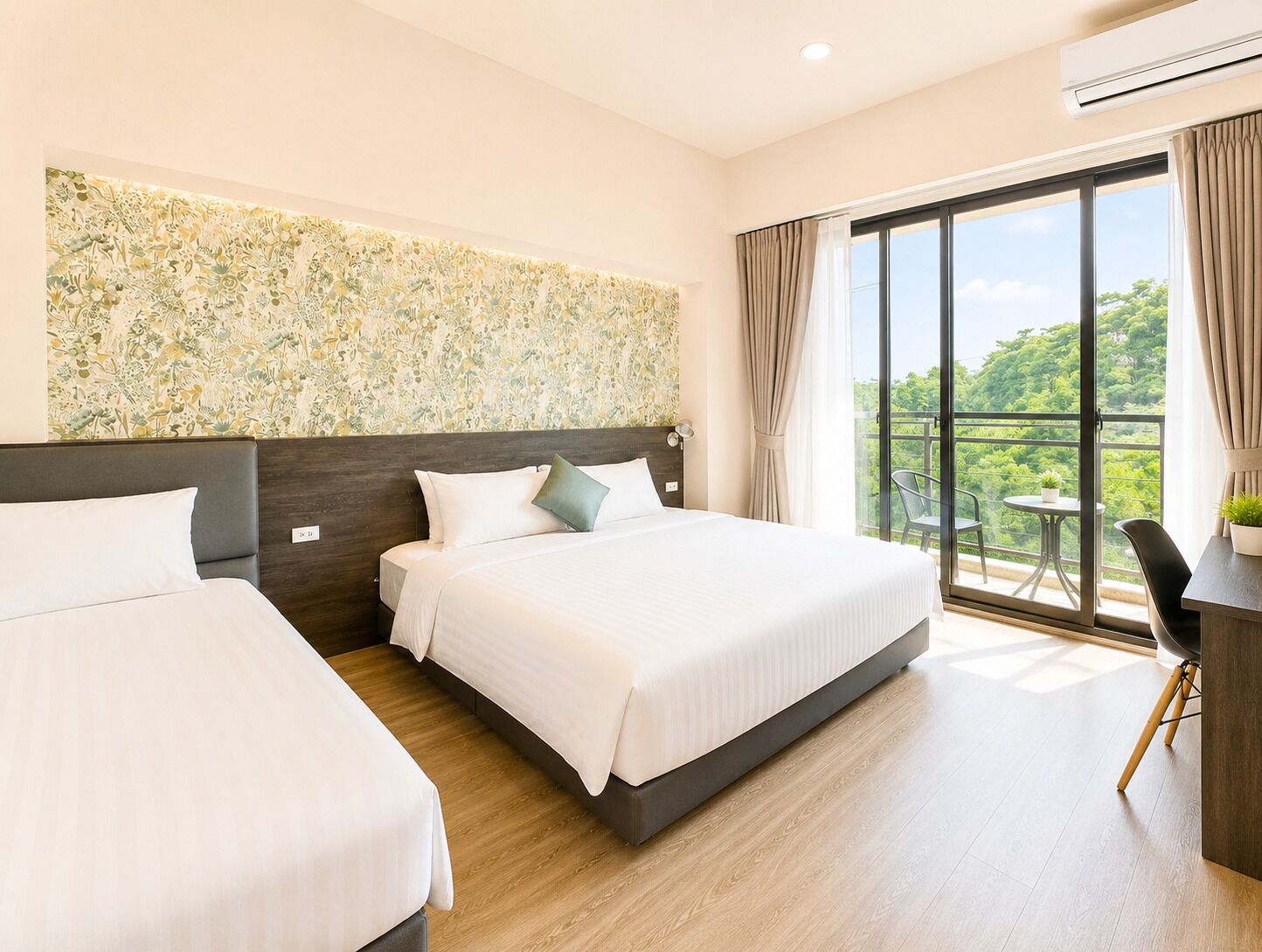 ห้องเอลีททริปเปิล, 1 ห้องนอน, ระเบียง, วิวภูเขา | 1 ห้องนอน, โต๊ะทำงาน, ผ้าม่านกันแสง, Wi-Fi ฟรี
