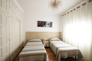 3 habitaciones, wifi gratis y ropa de cama 