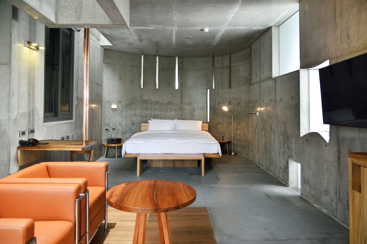 Doppia Comfort, balcone, vista oceano (302) | Biancheria da letto di alta qualità, copriletto in piuma, minibar