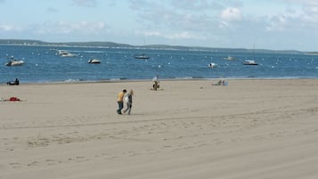 Vlak bij het strand