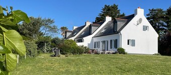 Maison calme avec grand jardin, proche plage