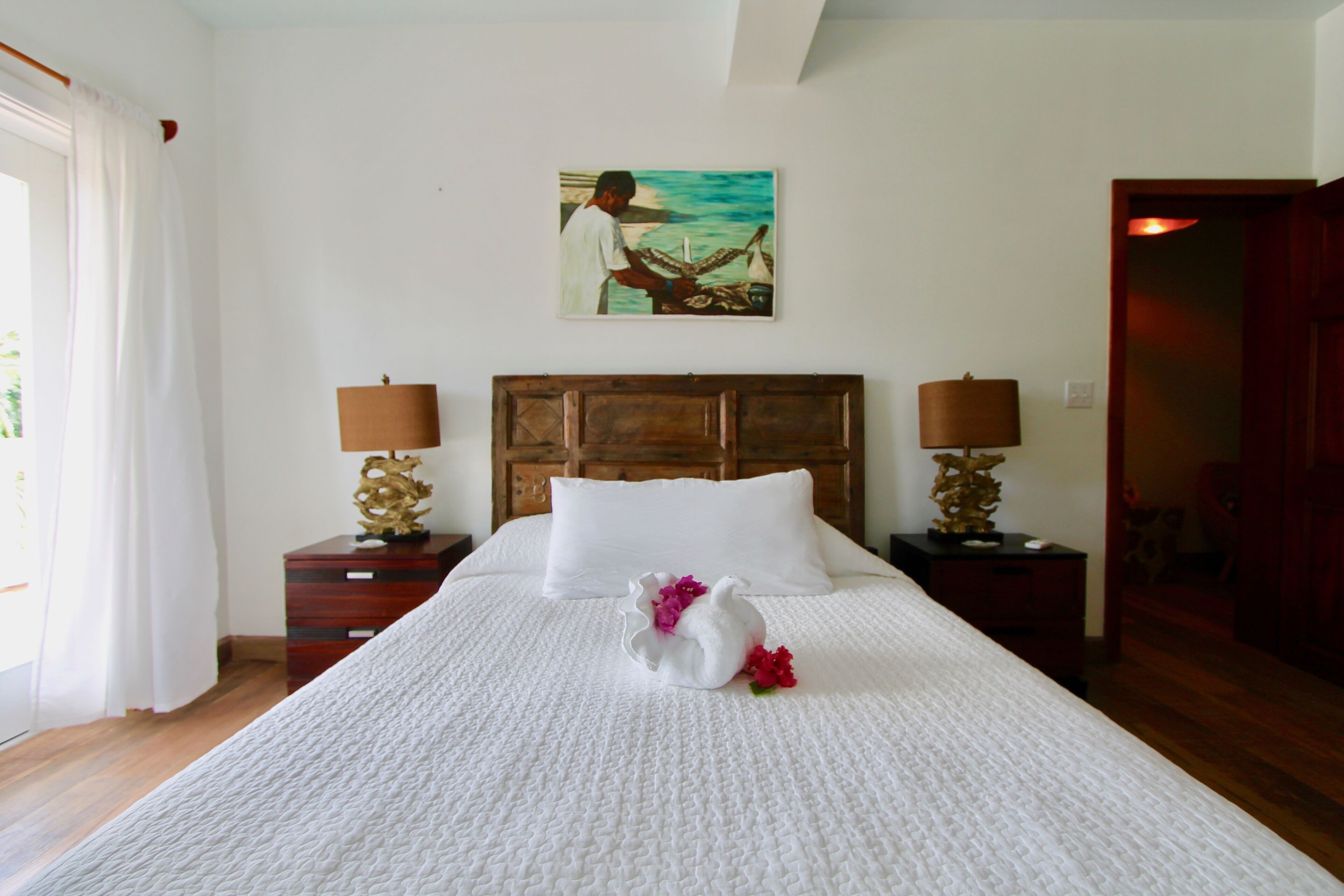 5 dormitorios, caja fuerte, tabla de planchar con plancha y wifi