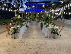 Área para banquetes al aire libre