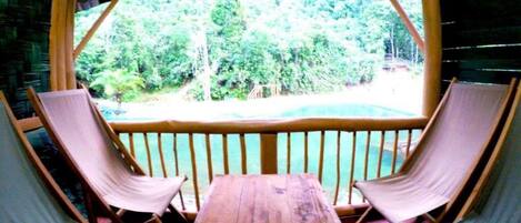 Vue depuis l’hébergement