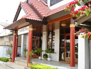 Voorkant van accommodatie