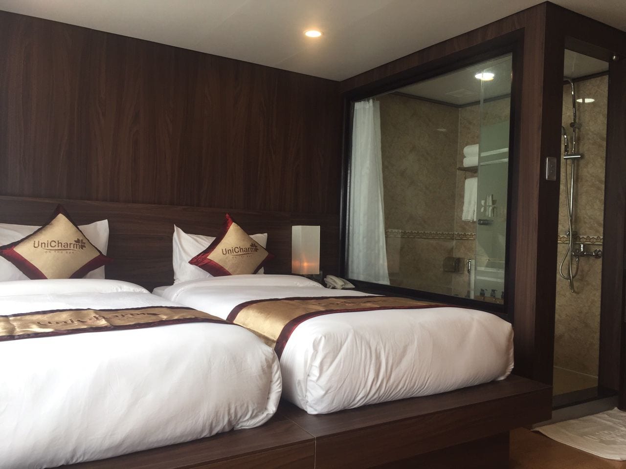 Premium bedding, down comforters, pillowtop beds, minibar