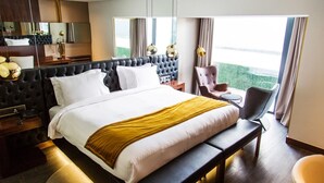 Minibar, in-room safe, desk, blackout curtains - Grand Plaza Hotel Nampula (Nampula)