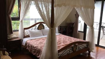 Deluxe Double Room, Balcony | Desk, blackout drapes, free WiFi