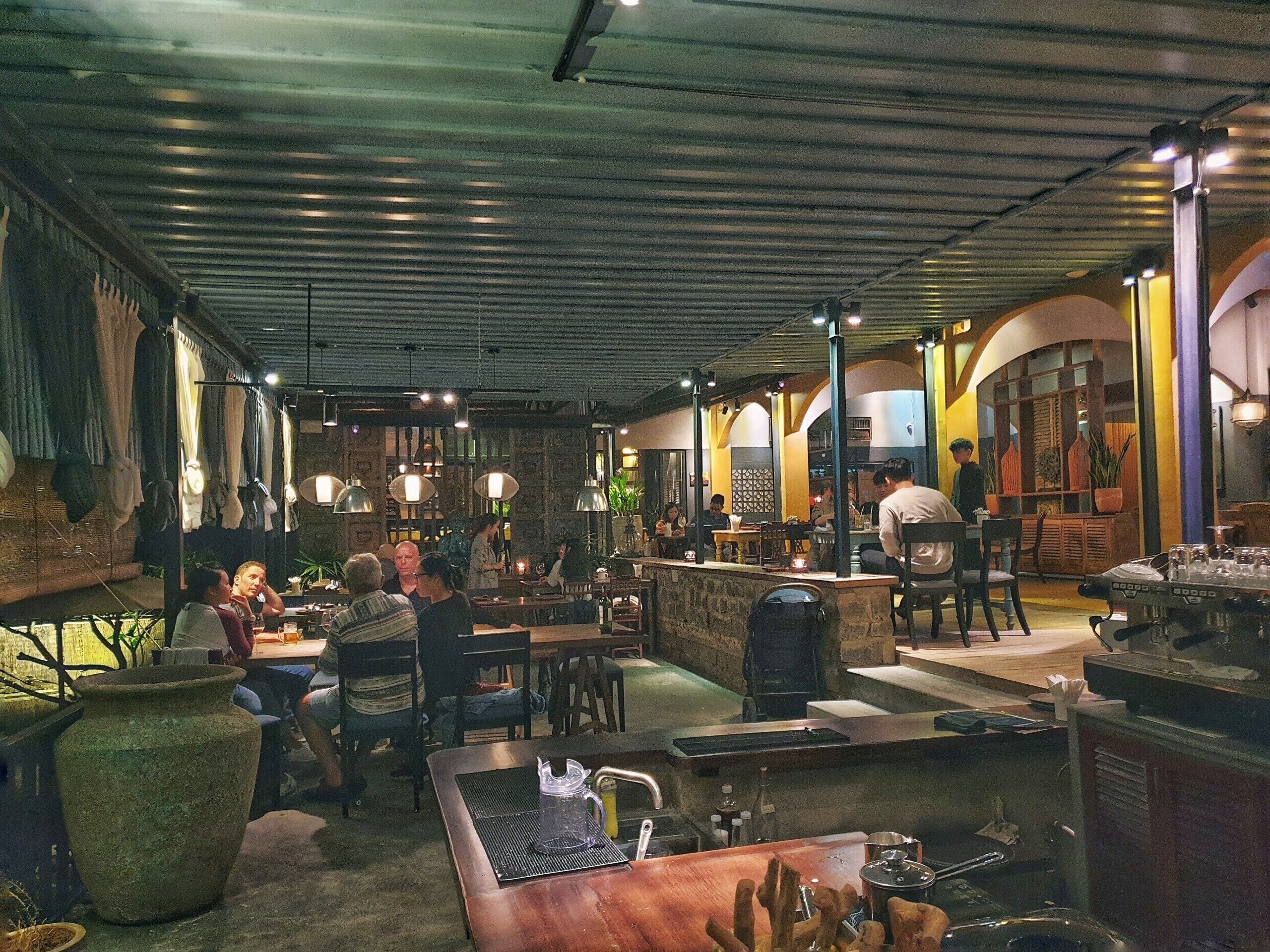 breakfast, lunch, dinner served; mediterranean cuisine, garden views