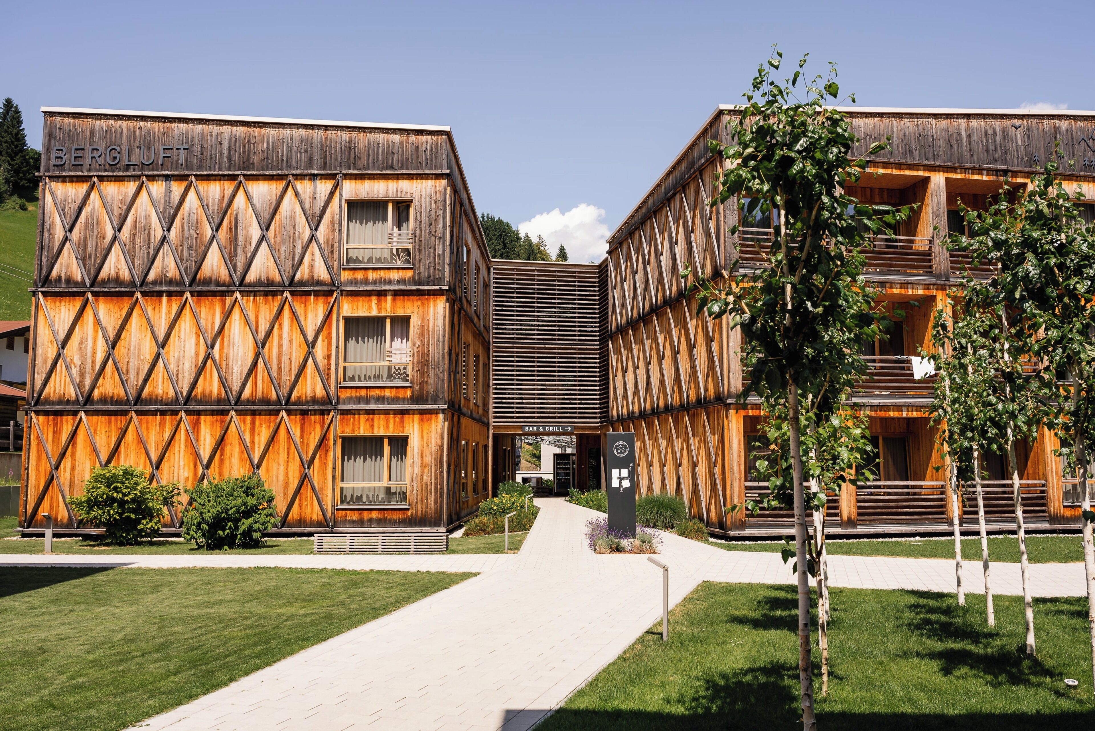 Fassade der Unterkunft