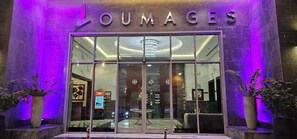 Voorkant van accommodatie