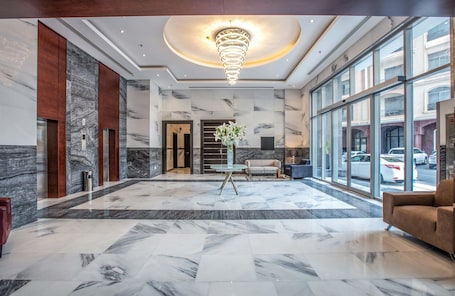 Sala de estar en el lobby