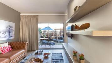 舒適公寓, 1 張特大雙人床, 非吸煙房 | 庭園景