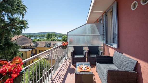 Superior Double Room, Terrace | Balcony view - Hotel dei Tigli (Angera)
