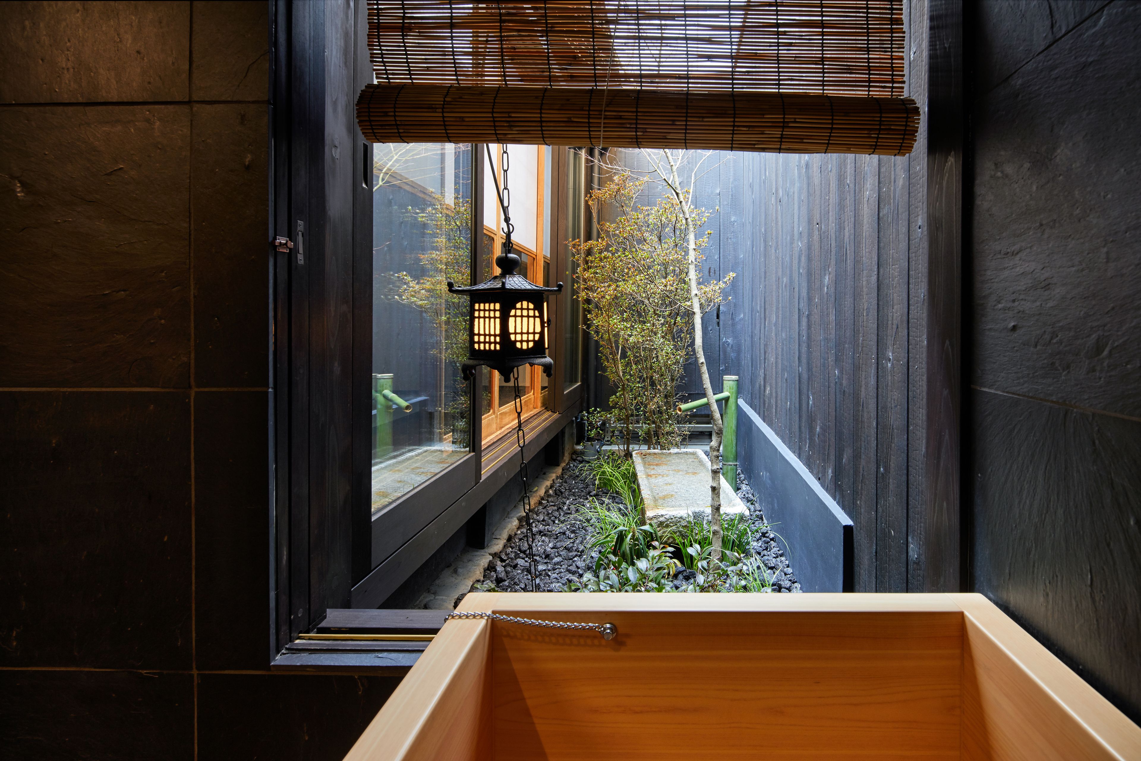 Traditional House with Semi-open-air-bath | Bathroom | Combined shower/tub, free toiletries, hair dryer, slippers